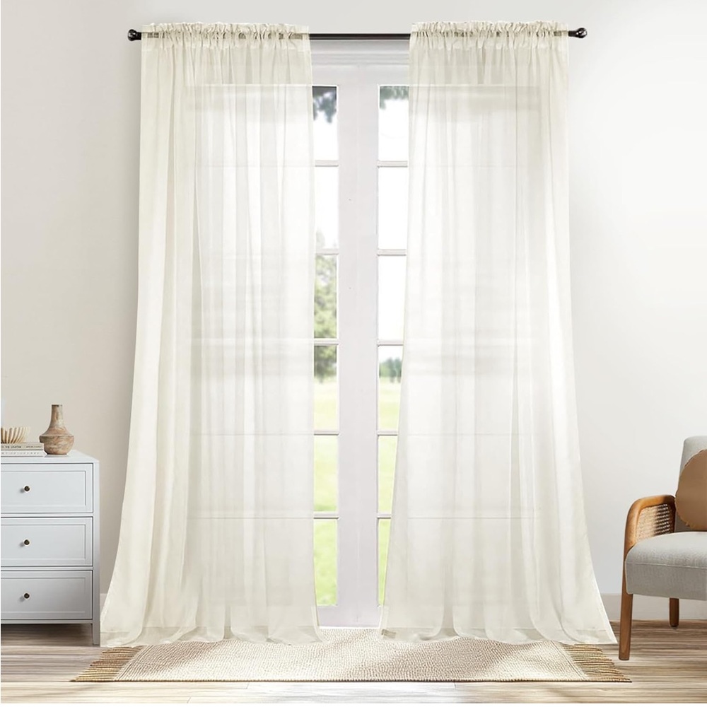 Dreaming Casa Solid Sheer Curtains